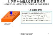 射出成型プラスチック材冷却時間